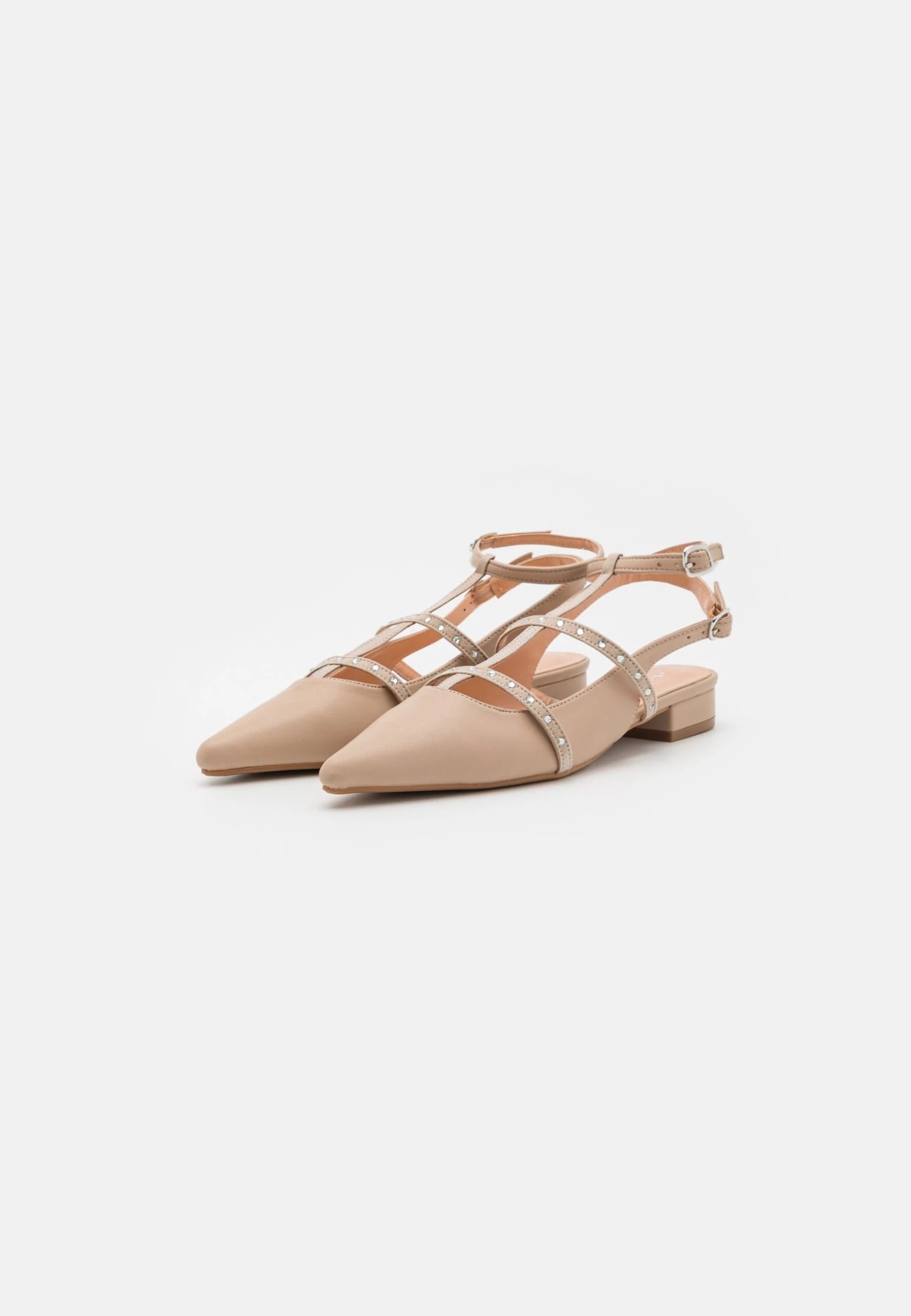 Even&Odd Slingback Ballet Pumps - Beige 3 Even&Odd Slingback Ballet Pumps - Beige - Image 3