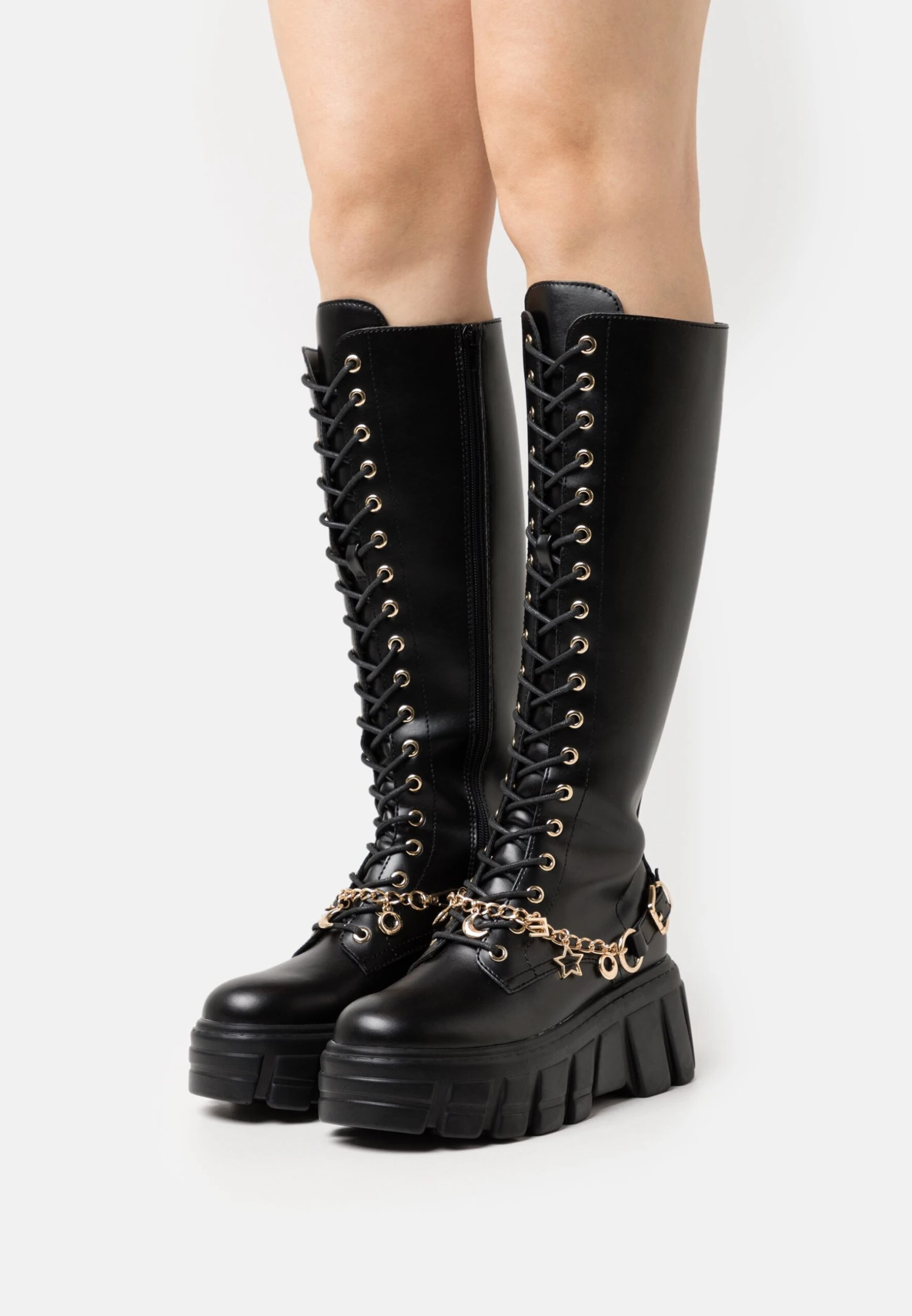 Even&Odd Lace-Up Boots - Black 1 Even&Odd Lace-Up Boots - Black