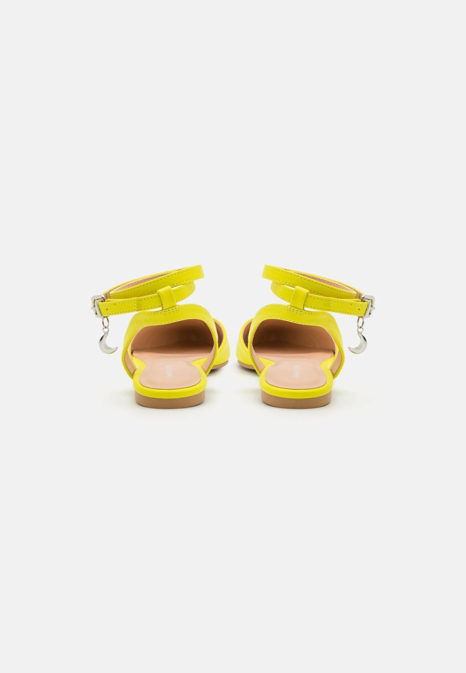 Even&Odd Slingback Ballet Pumps - Yellow 4 Even&Odd Slingback Ballet Pumps - Yellow - Image 4