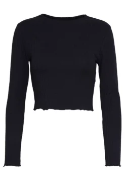 Cropped Long Sleeve With Lettuce - Long Sleeved Top - Black 8 Cropped Long Sleeve With Lettuce - Long Sleeved Top - Black -Even-Odd Store 06466134da92417abaa21cc41a32fc50 scaled