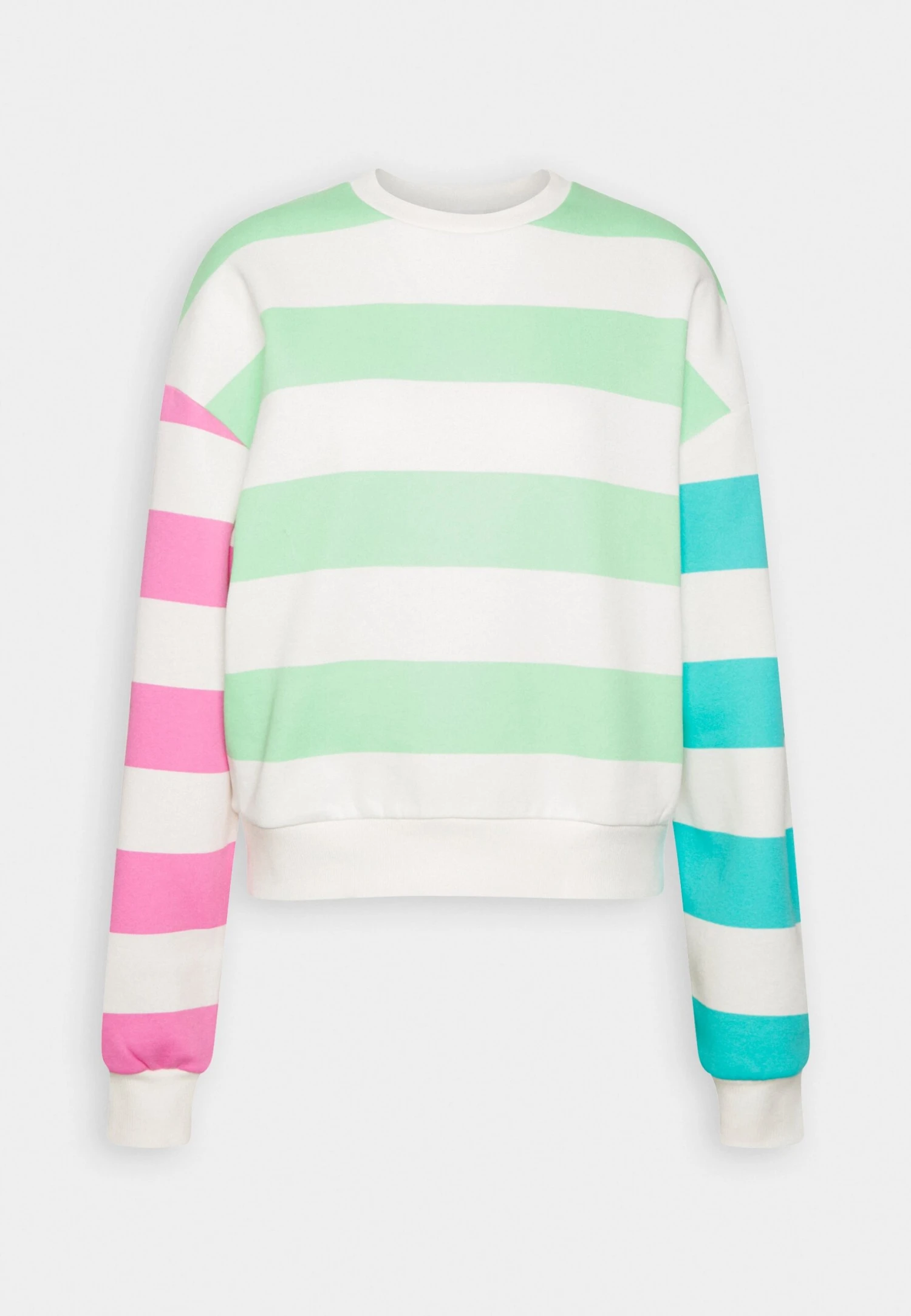 Even&Odd Sweatshirt - Light Green/Light Blue/White 1 Even&Odd Sweatshirt - Light Green/Light Blue/White