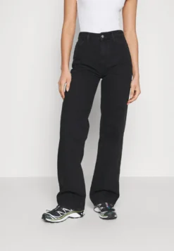 Relaxed Fit Jeans - Black Denim