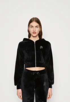 Even&Odd Zip-Up Sweatshirt - Black