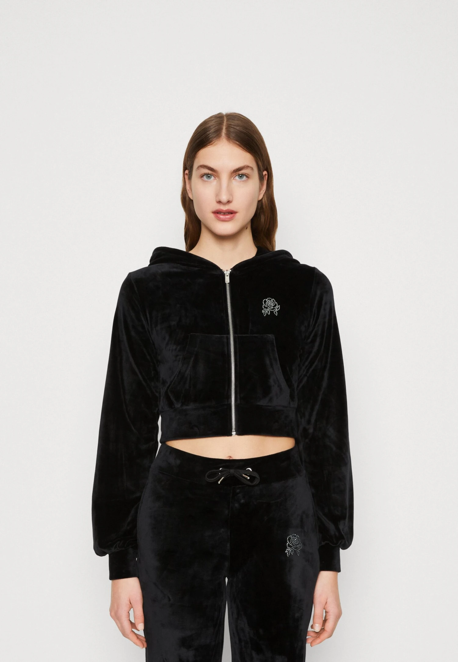 Even&Odd Zip-Up Sweatshirt - Black 1 Even&Odd Zip-Up Sweatshirt - Black