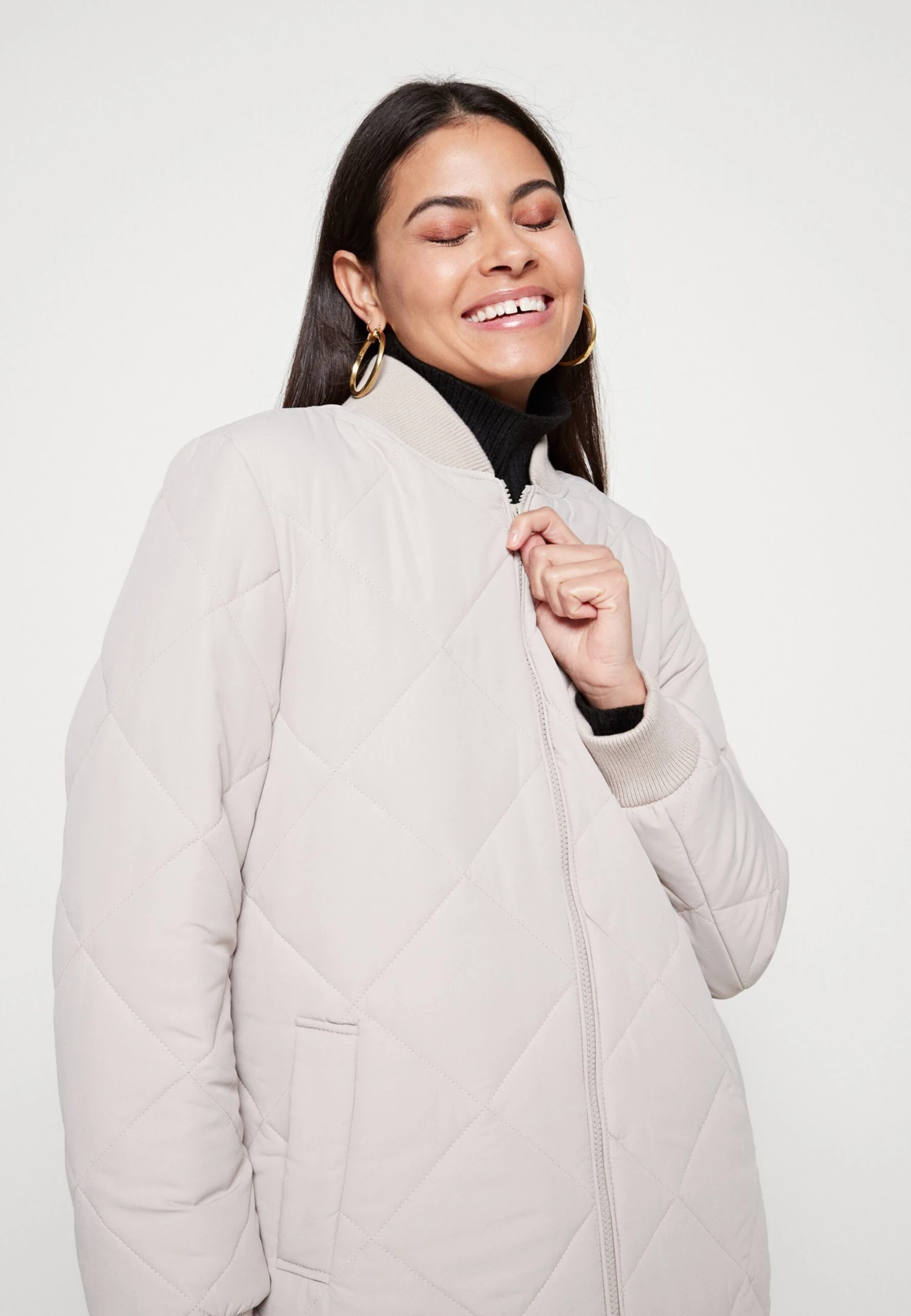 Even&Odd Winter Coat - Beige 4 Even&Odd Winter Coat - Beige - Image 4