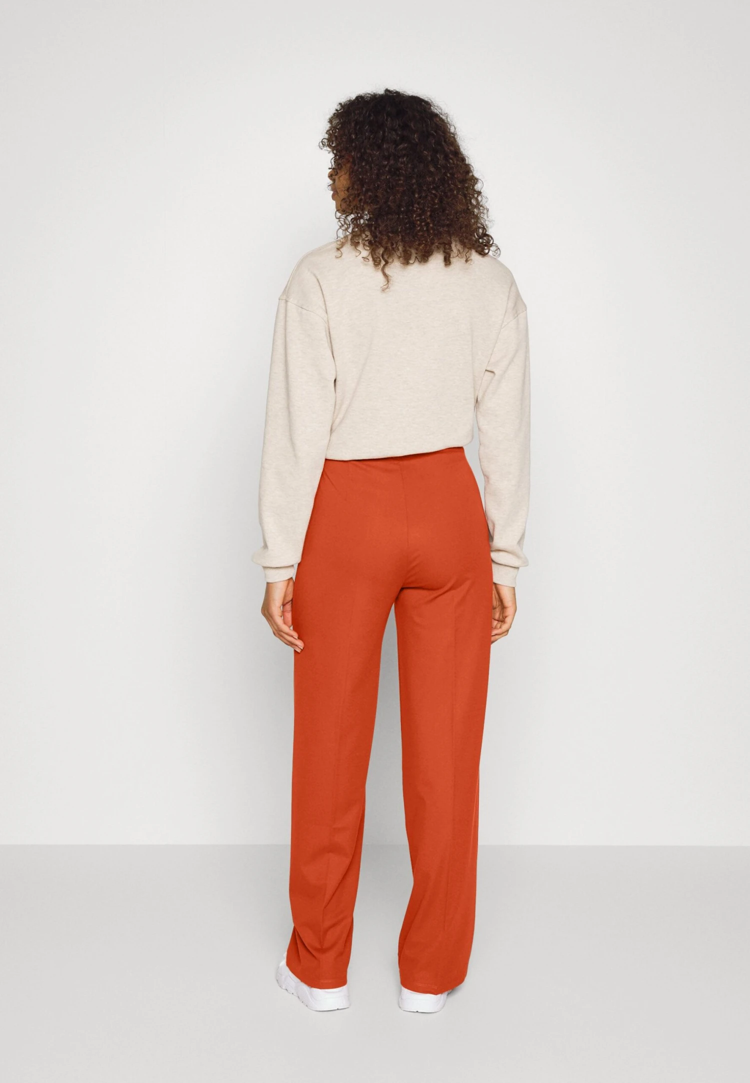 Wide Leg Trousers - Trousers -Brown 3 Wide Leg Trousers - Trousers -Brown - Image 3