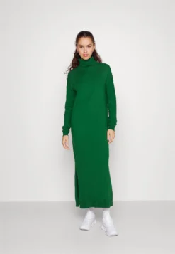 Even&Odd Rollkragen Basic Maxi Strickkleid - Maxi Dress -Green