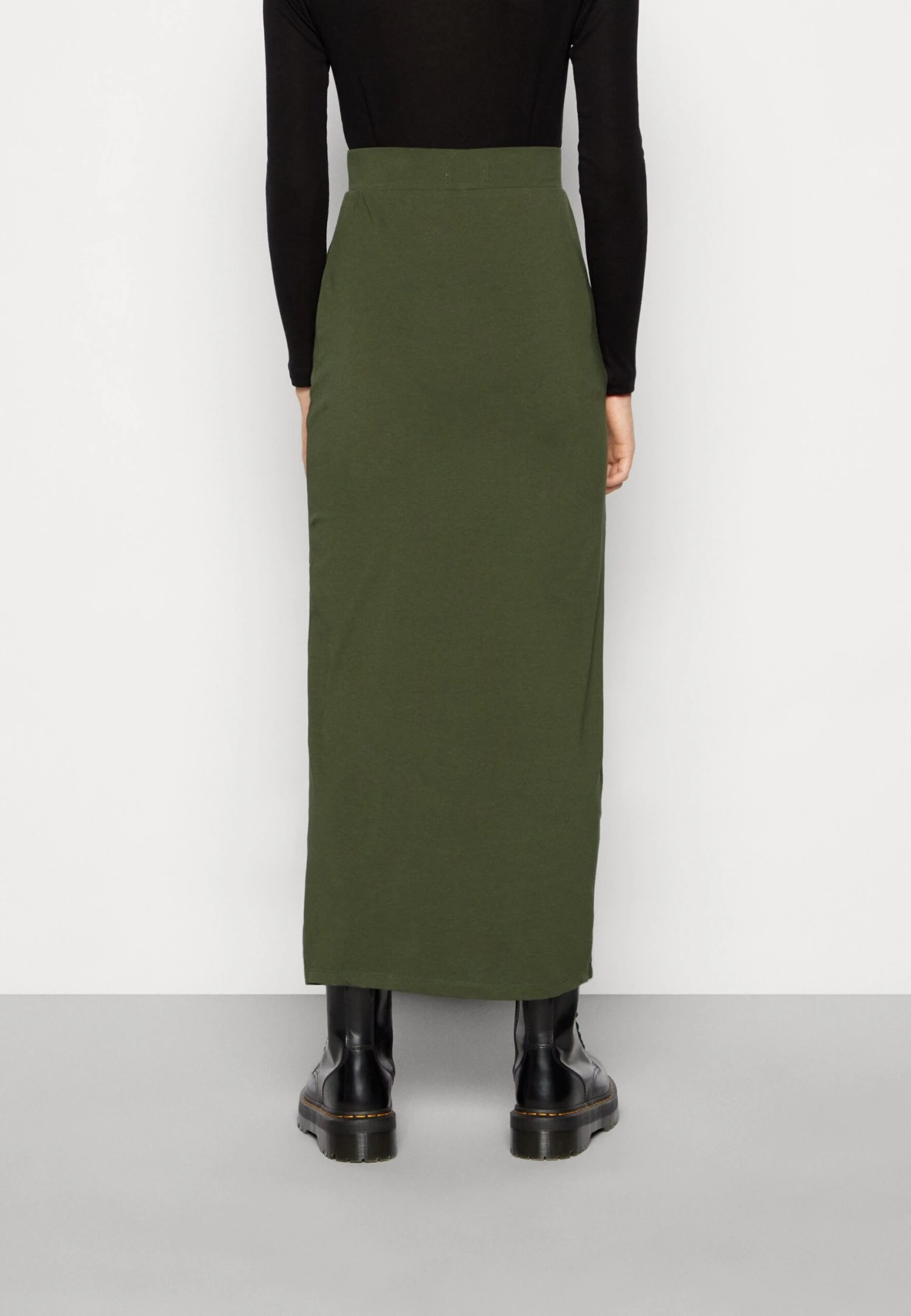 Even&Odd Maxi Skirt - Khaki 3 Even&Odd Maxi Skirt - Khaki - Image 3