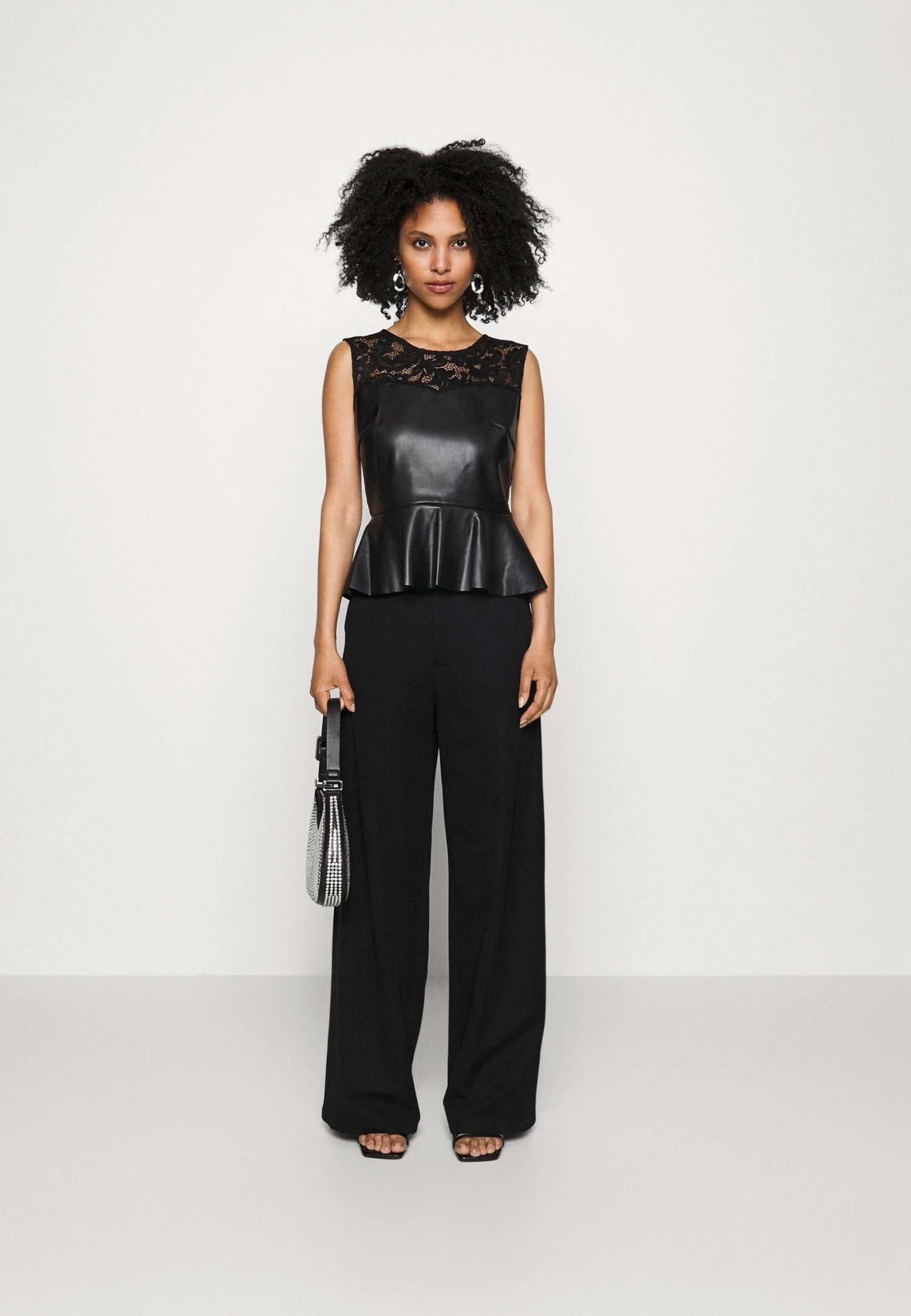 Petite Tailored Wide Leg Trouser - Trousers - Black 2 Petite Tailored Wide Leg Trouser - Trousers - Black - Image 2