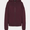 Even&Odd Zip-Up Sweatshirt - Bordeaux