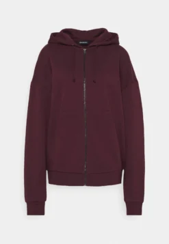 Even&Odd Zip-Up Sweatshirt - Bordeaux