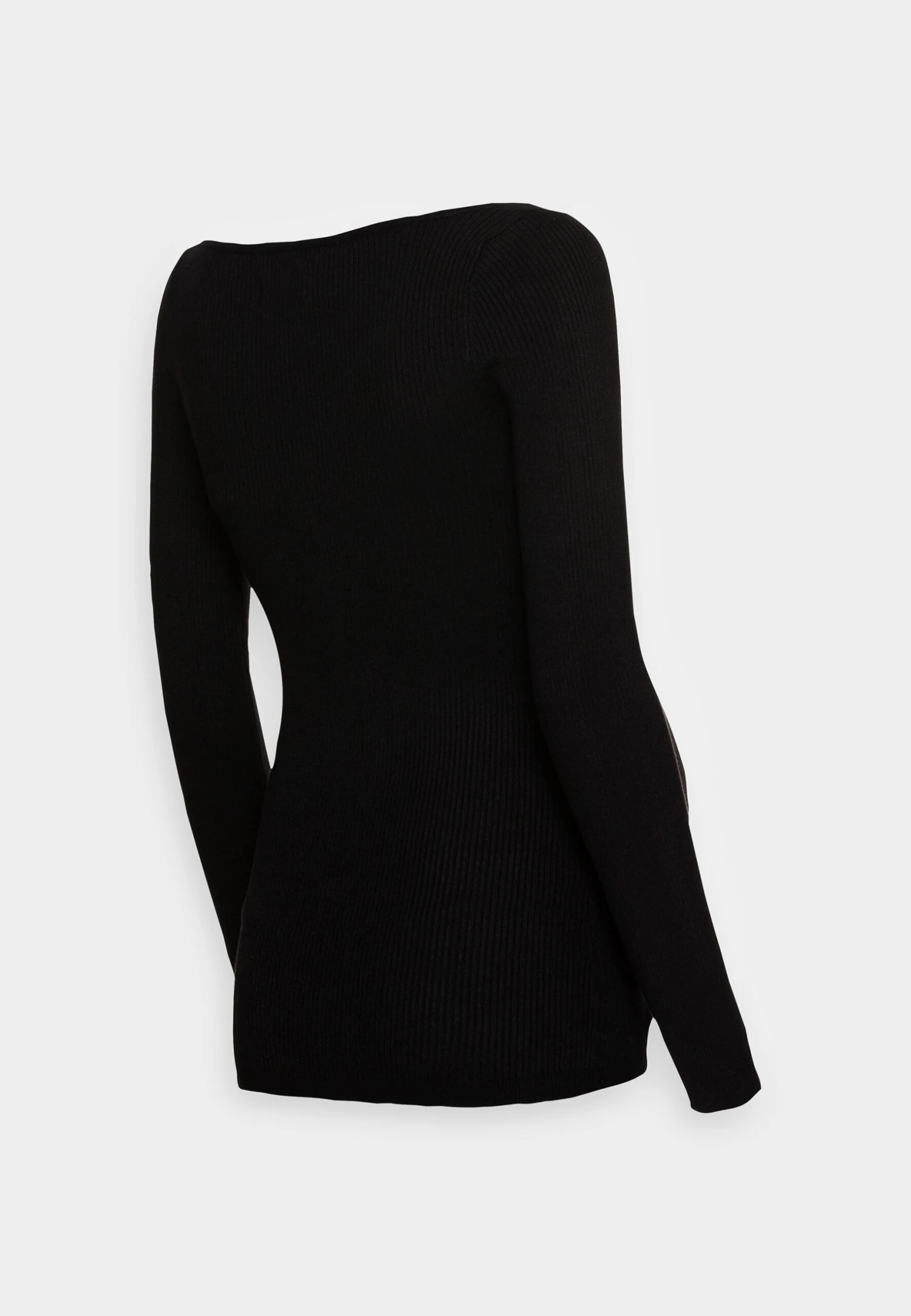 Nursing Button Placket - Jumper - Black 2 Nursing Button Placket - Jumper - Black - Image 2