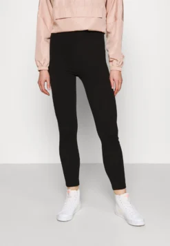 Even&Odd High Waisted Leggings 2 Pack- Leggings - Trousers - Black/Mottled Dark Grey -Even-Odd Store 2b82dd7f3d5d44d29470294bd599e26e scaled