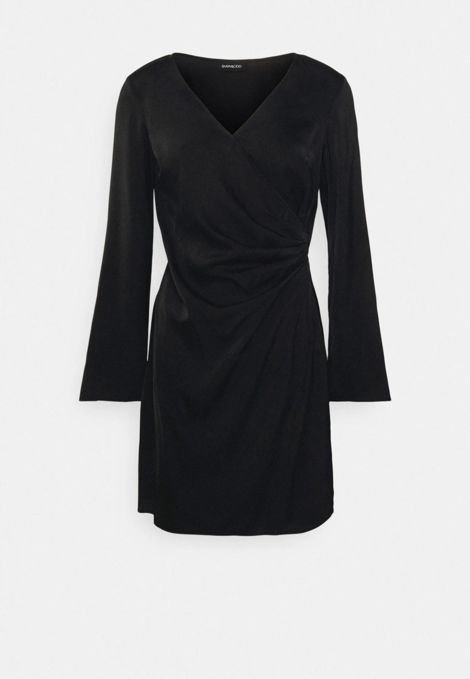 Even&Odd Woven Drape Mini Dress- Cocktail Dress / Party Dress - Black 5 Even&Odd Woven Drape Mini Dress- Cocktail Dress / Party Dress - Black - Image 5