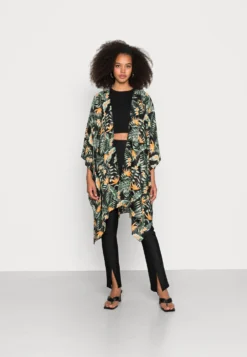 Even&Odd Summer Jacket - Black/Green/Yellow