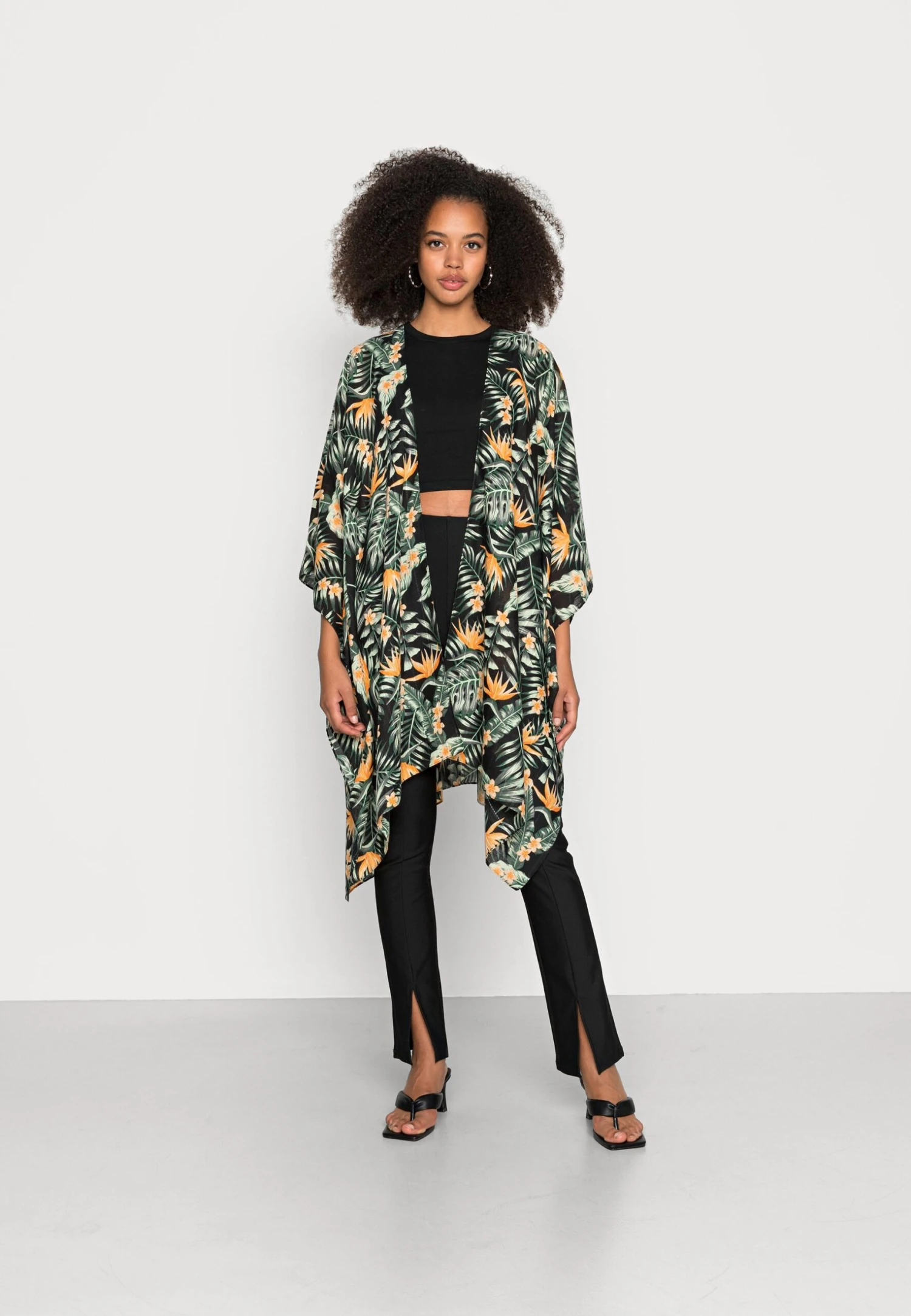 Even&Odd Summer Jacket - Black/Green/Yellow 1 Even&Odd Summer Jacket - Black/Green/Yellow