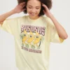 Even&Odd Print T-Shirt - Light Yellow