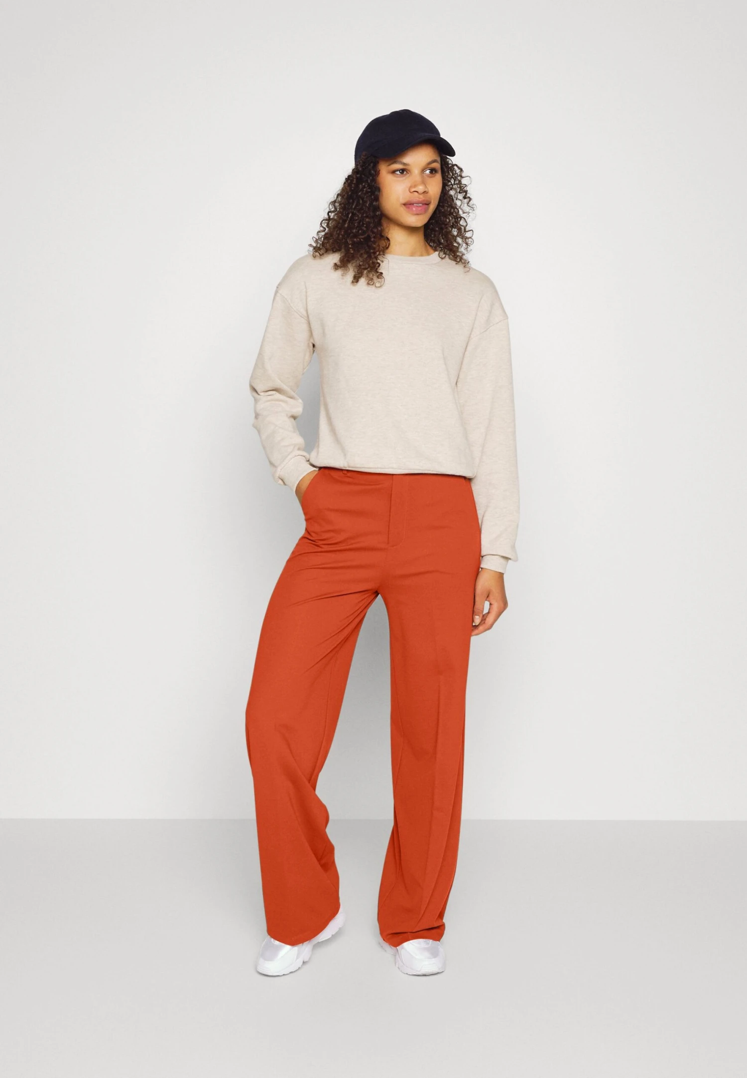 Wide Leg Trousers - Trousers -Brown 2 Wide Leg Trousers - Trousers -Brown - Image 2