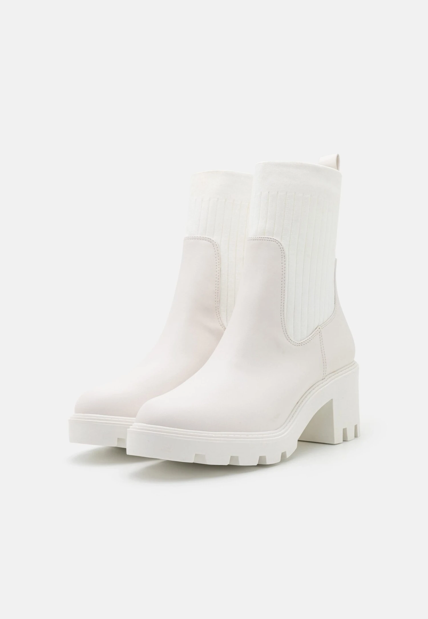 Platform Ankle Boots - White 3 Platform Ankle Boots - White - Image 3