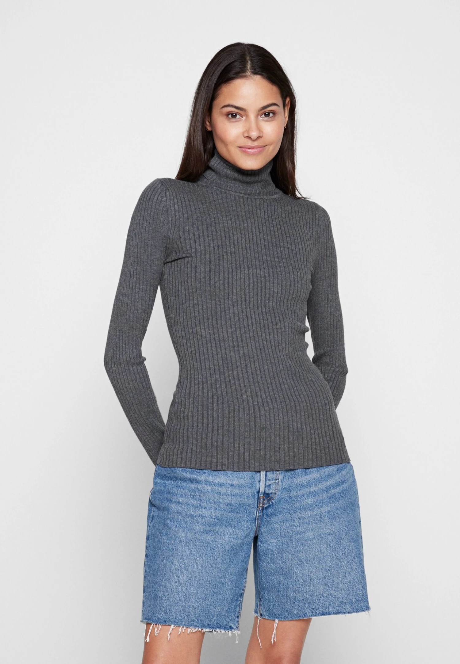 Even&Odd Jumper - Mottled Dark Grey 1 Even&Odd Jumper - Mottled Dark Grey