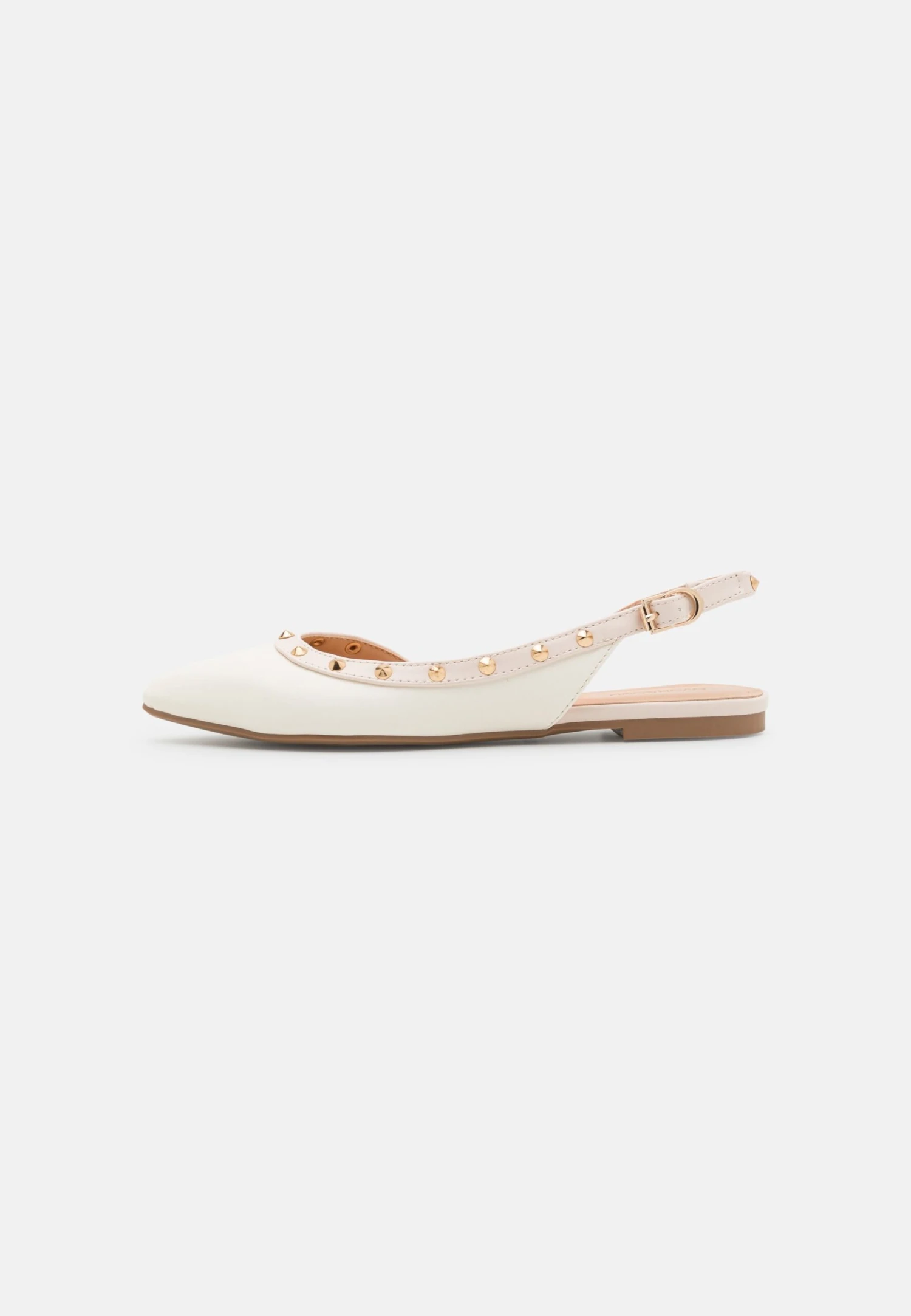 Even&Odd Slingback Ballet Pumps - White 1 Even&Odd Slingback Ballet Pumps - White