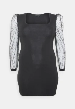 Bodycon Sleeves Low Neck Mini Dress- Jumper Dress - Black 10 Bodycon Sleeves Low Neck Mini Dress- Jumper Dress - Black -Even-Odd Store 38065cccb9bf4910a684ee992b00def3 scaled