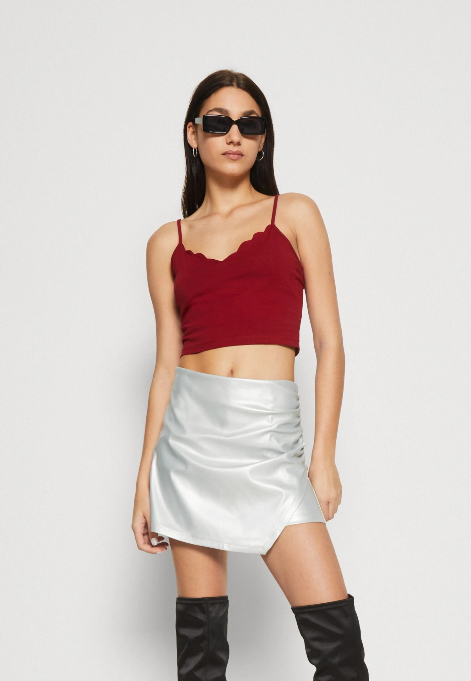 Even&Odd Shorts - Silver 4 Even&Odd Shorts - Silver - Image 4