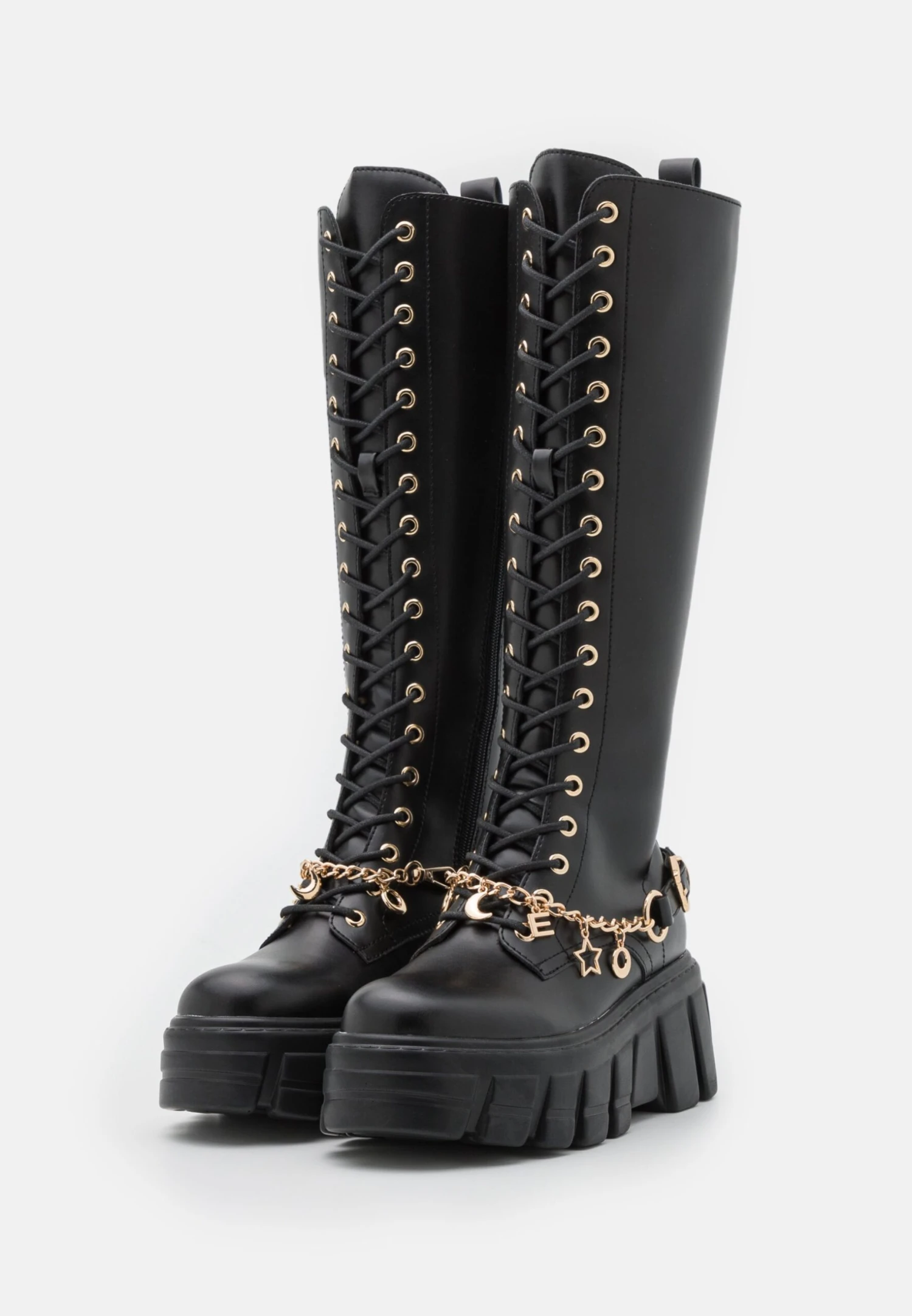 Even&Odd Lace-Up Boots - Black 3 Even&Odd Lace-Up Boots - Black - Image 3
