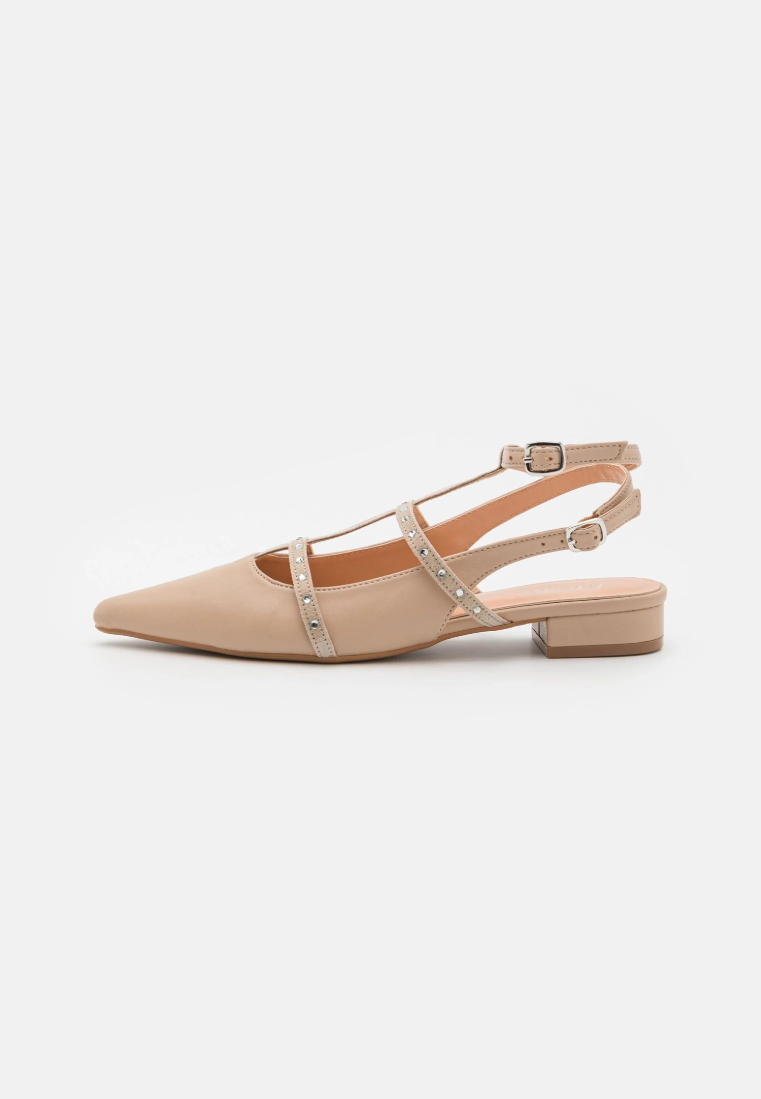 Even&Odd Slingback Ballet Pumps - Beige 2 Even&Odd Slingback Ballet Pumps - Beige - Image 2