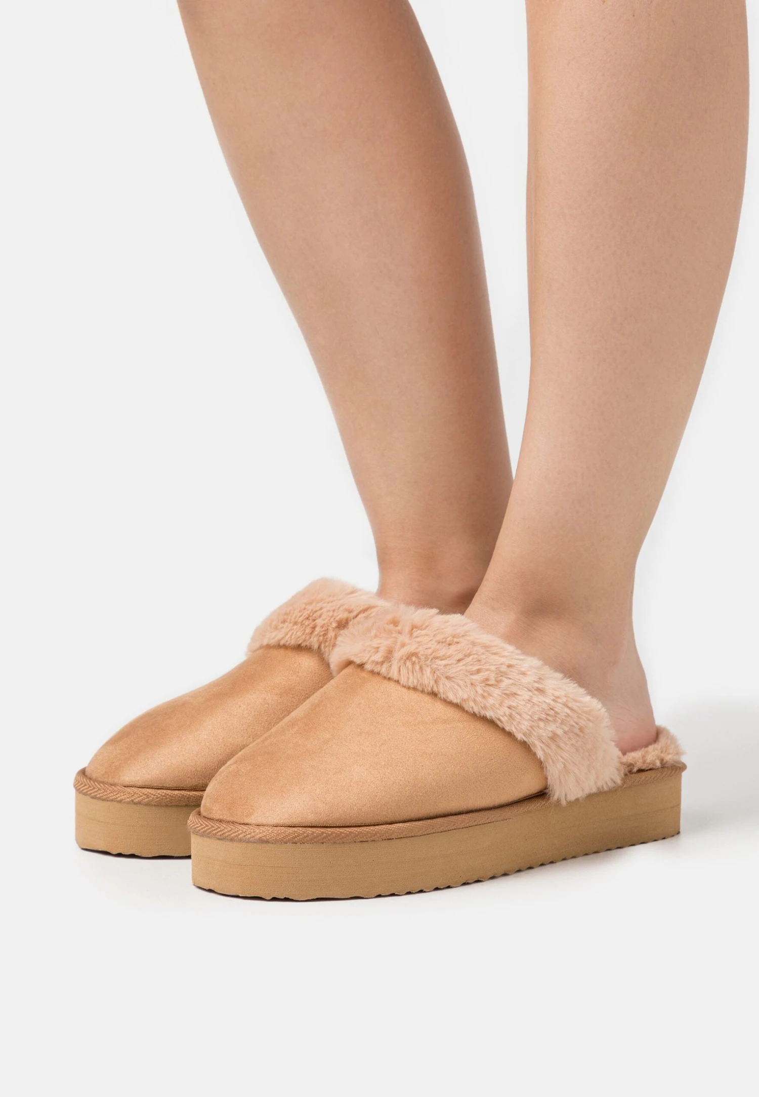 Even&Odd Platform - Slippers - Cognac 1 Even&Odd Platform - Slippers - Cognac