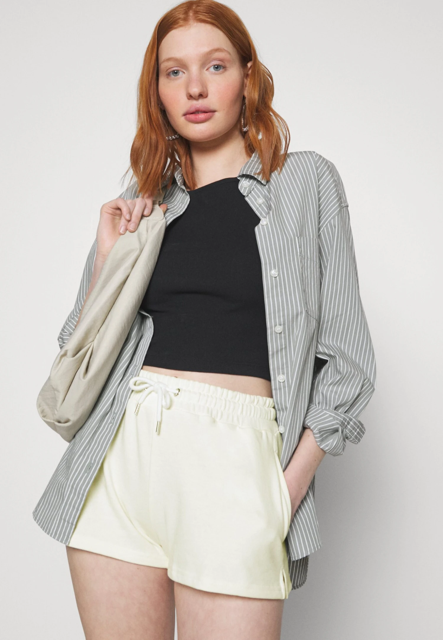 Even&Odd 2 Pack - Shorts - Off White/Orange 5 Even&Odd 2 Pack - Shorts - Off White/Orange - Image 5