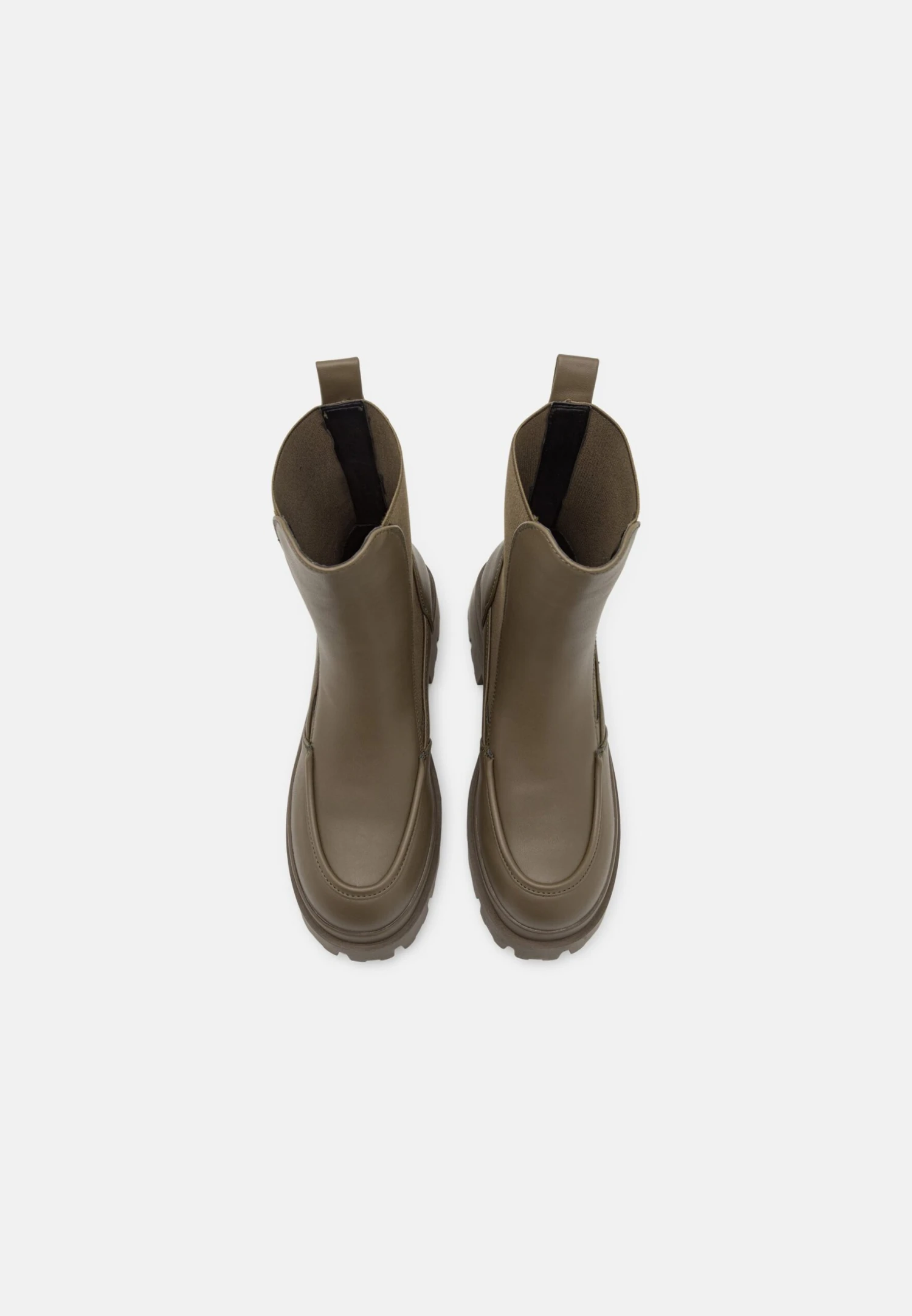 Even&Odd Platform Ankle Boots - Khaki 6 Even&Odd Platform Ankle Boots - Khaki - Image 6