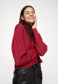 Even&Odd Cardigan - Dark Red -Even-Odd Store 520f360aa0ee44ab951affe2658be6dc scaled