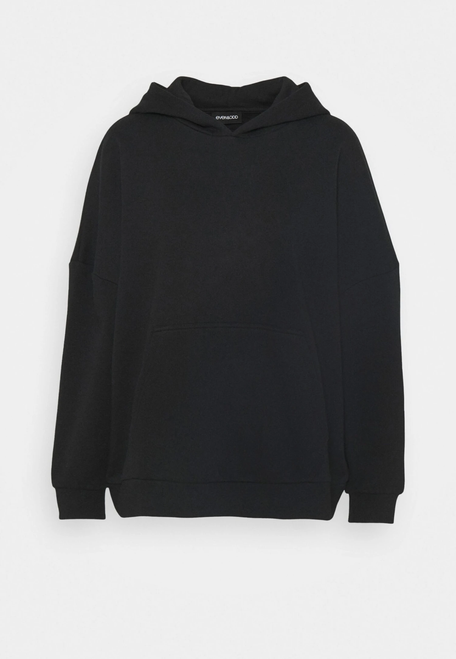 Even&Odd Hoodie Long Without Drawcord And Pocket - Hoodie - Black 6 Even&Odd Hoodie Long Without Drawcord And Pocket - Hoodie - Black - Image 6