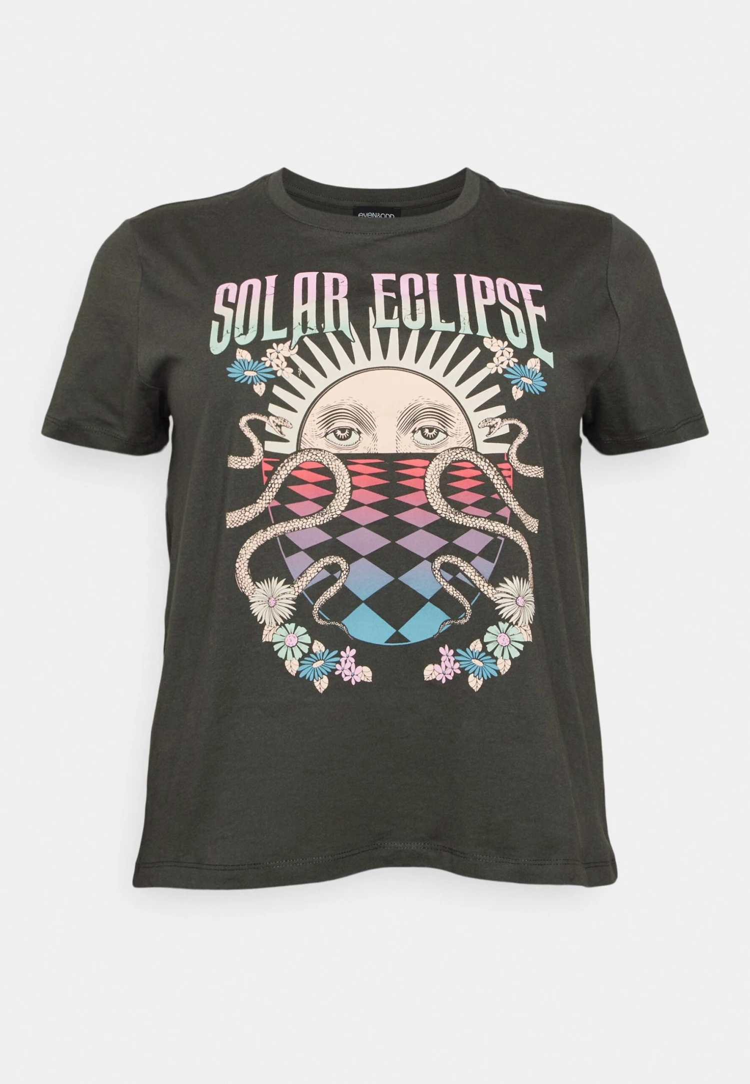 Print T-Shirt - Anthracite 4 Print T-Shirt - Anthracite - Image 4