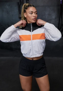Cropped Training Jacket - Training Jacket - White
