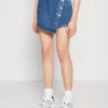 Even&Odd Mini Skirt - Blue Denim