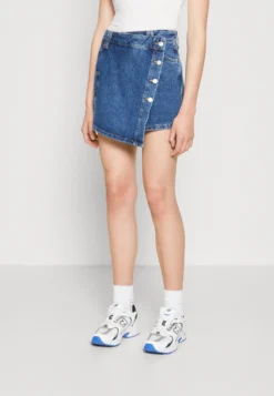 Even&Odd Mini Skirt - Blue Denim
