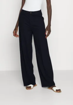 Wide Leg Trousers - Trousers