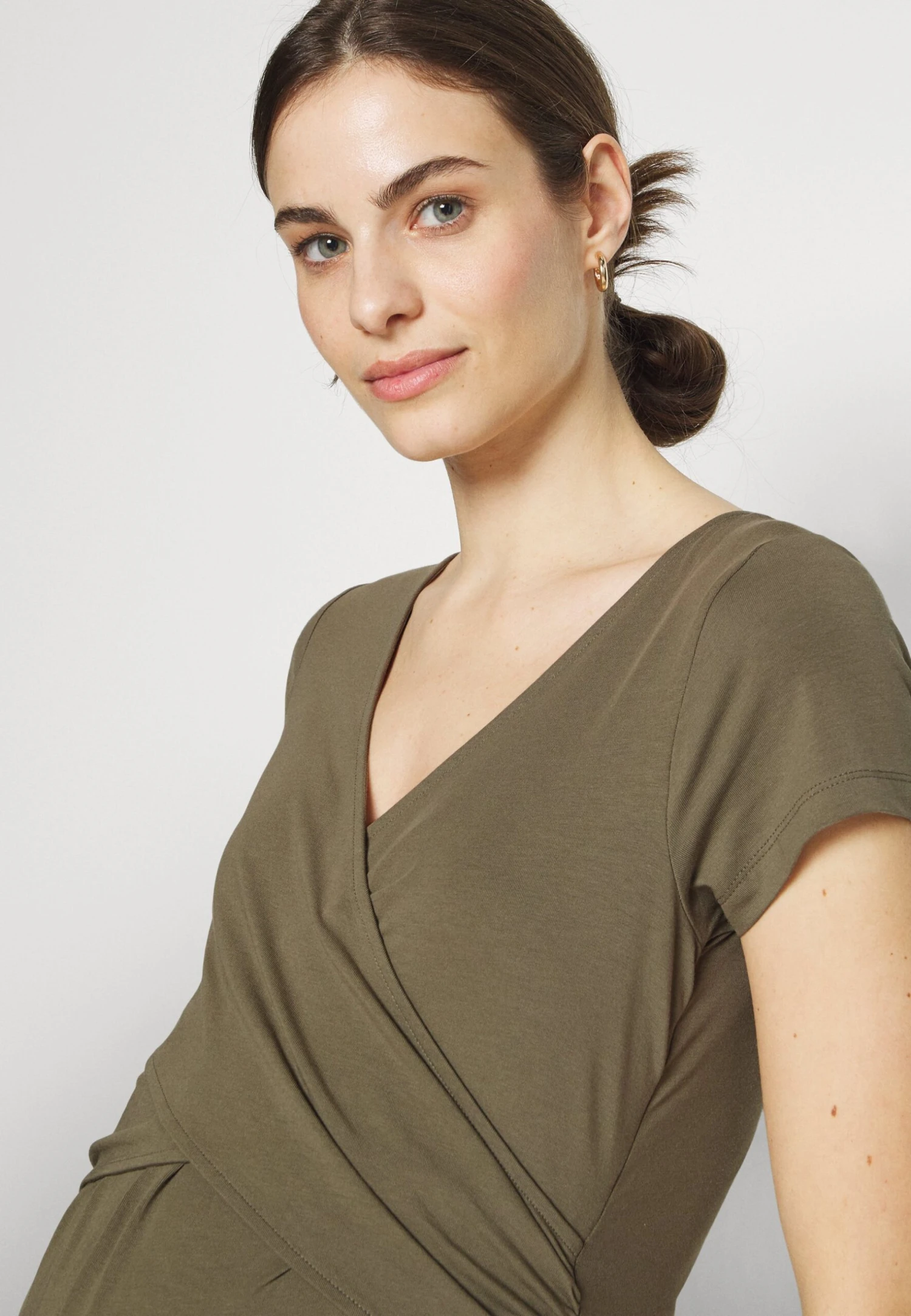 2Pack - Basic T-Shirt - Khaki/Dark Blue 5 2Pack - Basic T-Shirt - Khaki/Dark Blue - Image 5