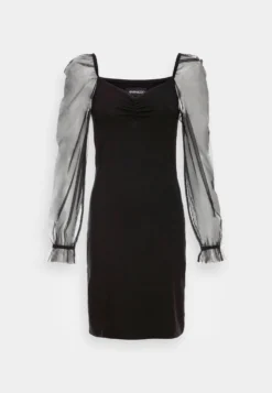 Even&Odd Long Puff Sleeves Rushing Bodycon Dress - Cocktail Dress / Party Dress - Black 8 Even&Odd Long Puff Sleeves Rushing Bodycon Dress - Cocktail Dress / Party Dress - Black -Even-Odd Store 6b2864728d8747a495146299a2475f69 scaled