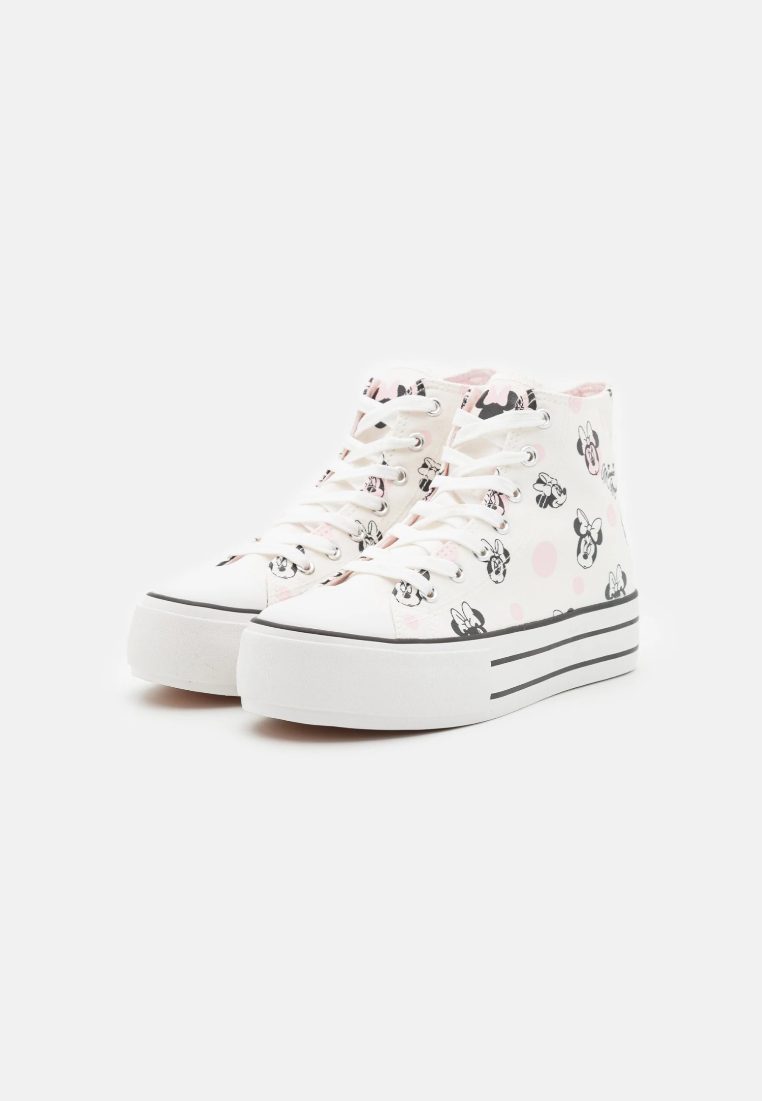 Even&Odd Disney Minnie Mouse - High-Top Trainers - Rose Gold-Coloured/White 3 Even&Odd Disney Minnie Mouse - High-Top Trainers - Rose Gold-Coloured/White - Image 3