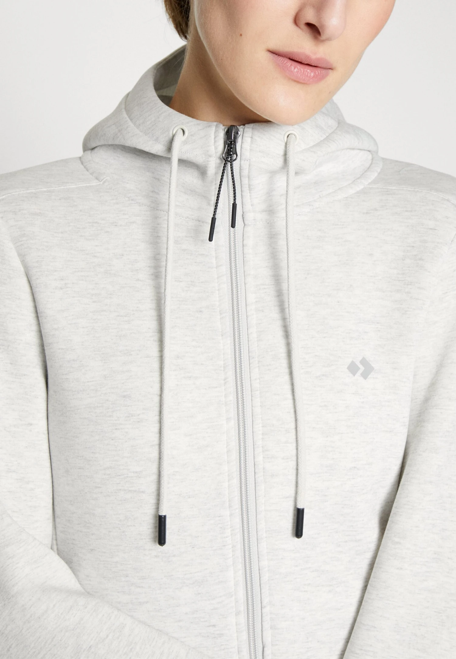Zip-Up Sweatshirt - Grey 4 Zip-Up Sweatshirt - Grey - Image 4