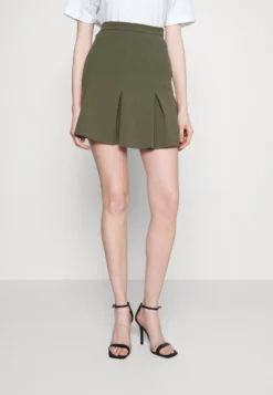 Even&Odd Mini Skirt -Khaki