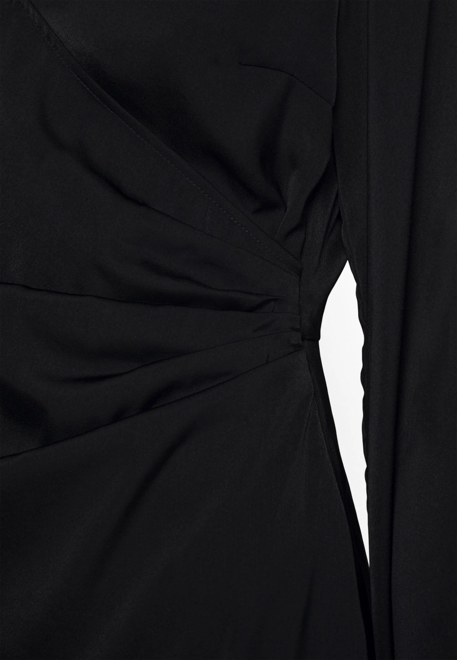 Even&Odd Woven Drape Mini Dress- Cocktail Dress / Party Dress - Black 6 Even&Odd Woven Drape Mini Dress- Cocktail Dress / Party Dress - Black - Image 6