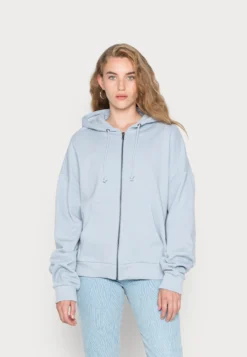 Even&Odd Zip-Up Sweatshirt - Light Blue