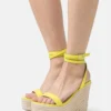 Even&Odd High Heeled Sandals - Yellow