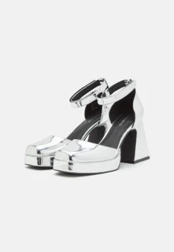 Even&Odd Platform Heels - Silver-Coloured -Even-Odd Store 87394a7ce1ee47ab961d0b22aeb27853 scaled