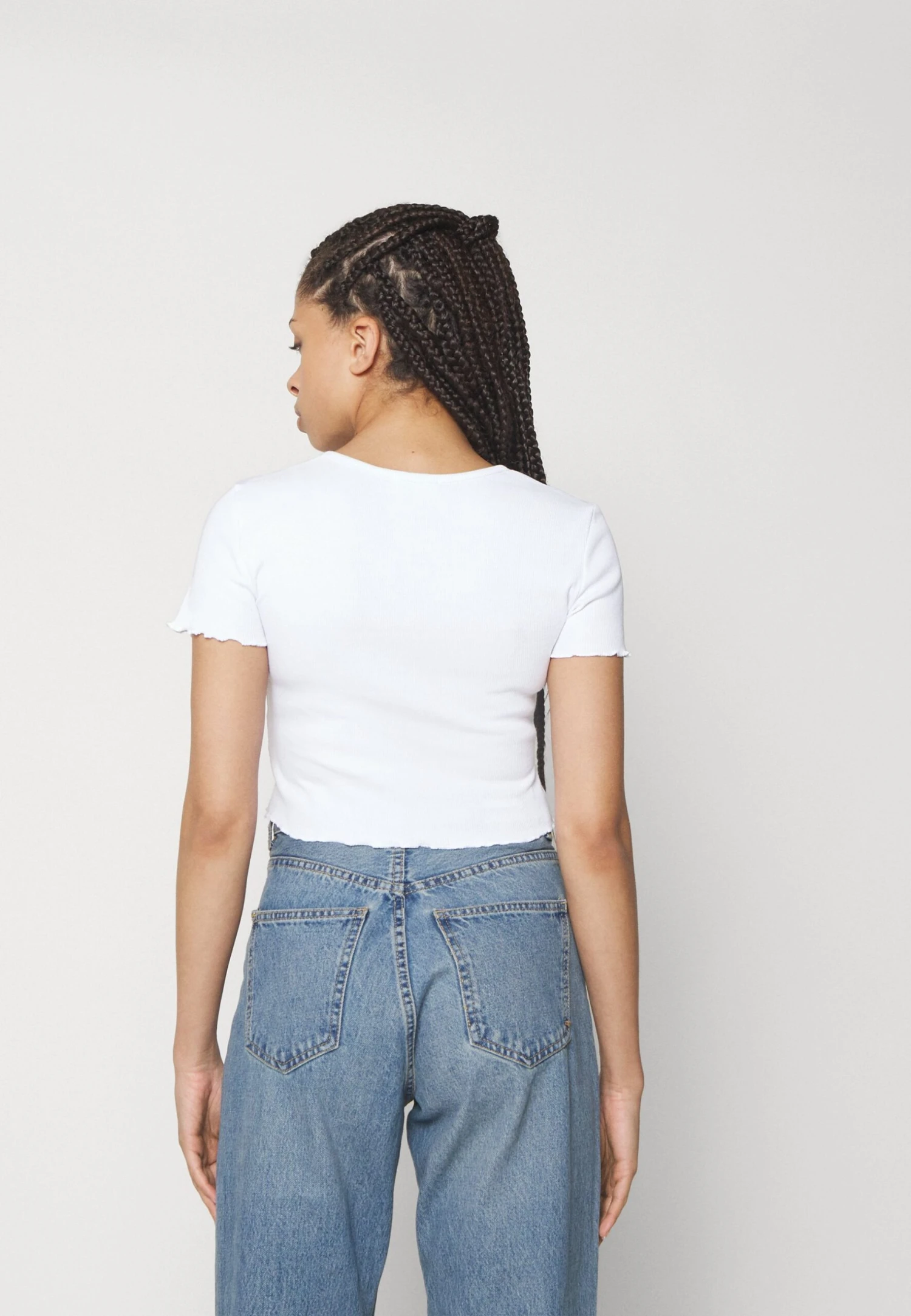 Even&Odd 2 Pack - Basic T-Shirt - 601 - Light Green_001 - White 3 Even&Odd 2 Pack - Basic T-Shirt - 601 - Light Green_001 - White - Image 3