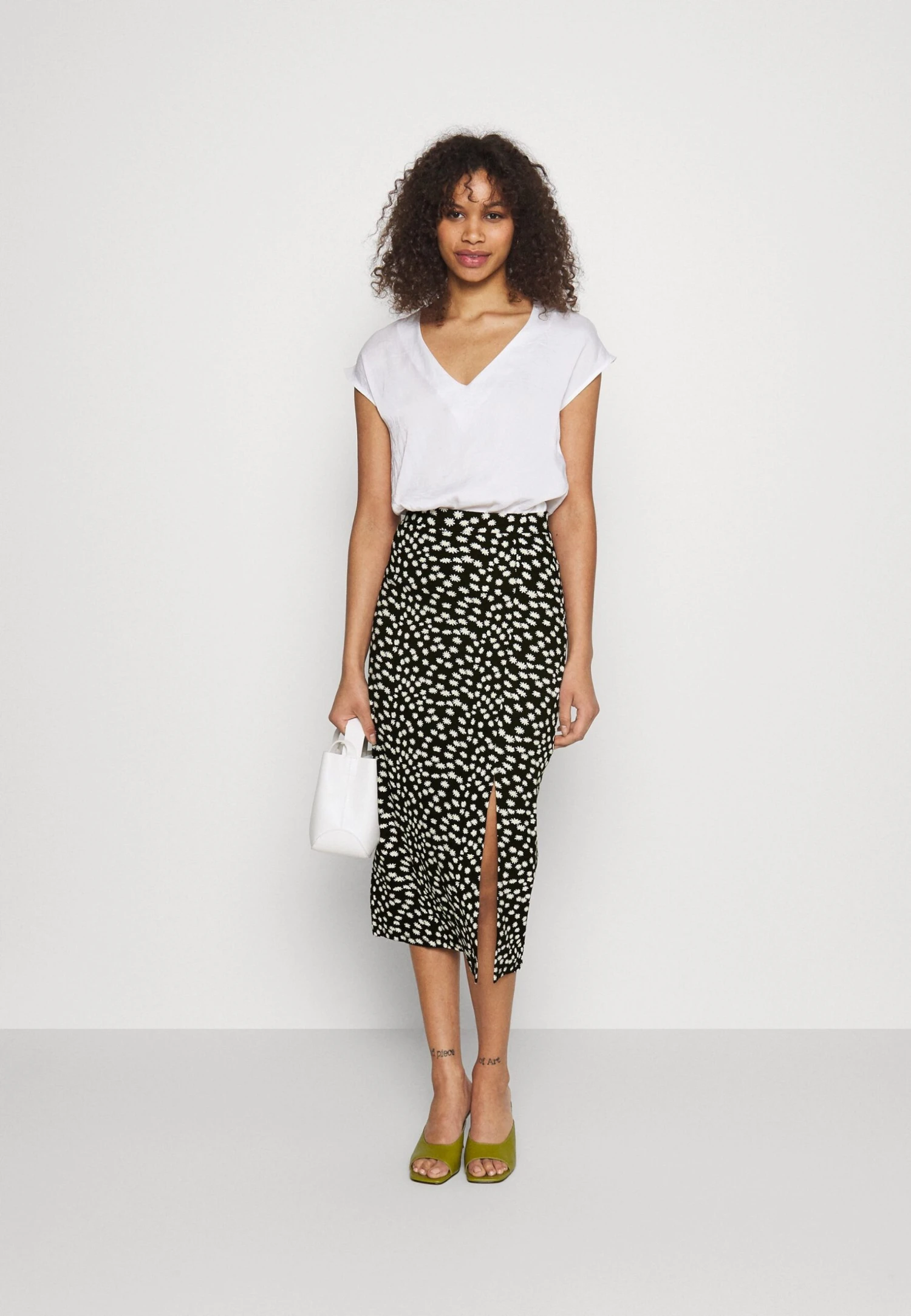Midi Straight High Skirt - Pencil Skirt 2 Midi Straight High Skirt - Pencil Skirt - Image 2